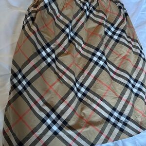 Authentic  Burberry A-Line Skirt in Tan and Red Checkz size 14 years adult 2-4us